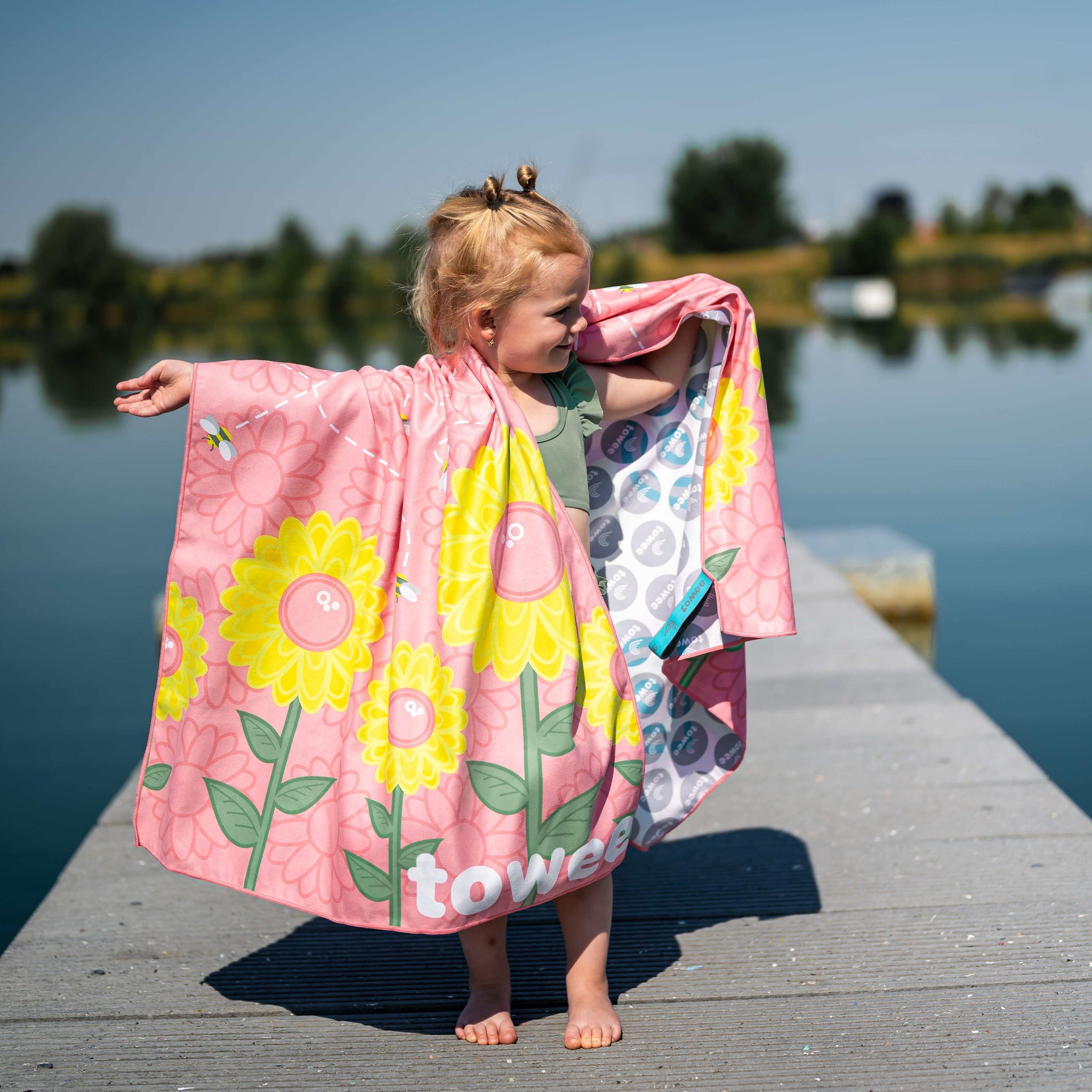 Swimkit de serviette de bain rapide pour enfants