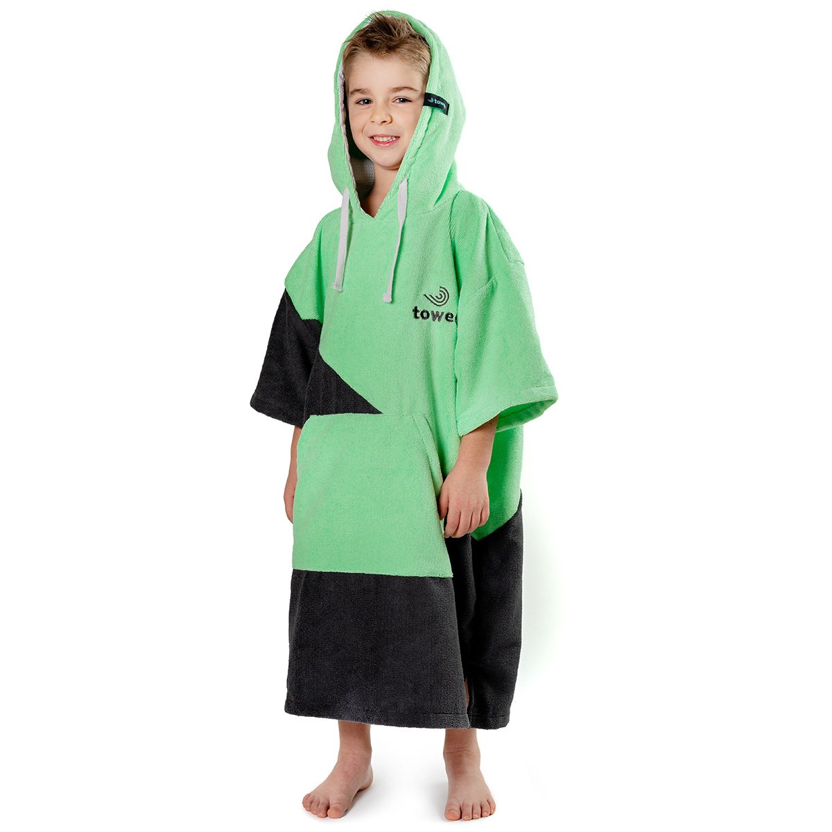 Surf pour enfants Poncho Double Green, 60 x 80 cm