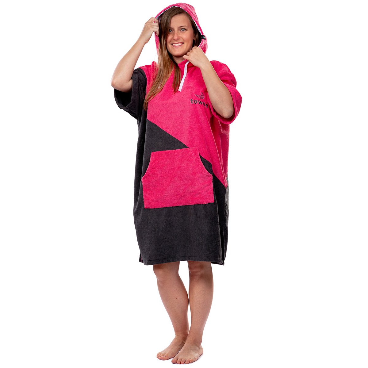 Surf Poncho double rose, 70 x 100 cm