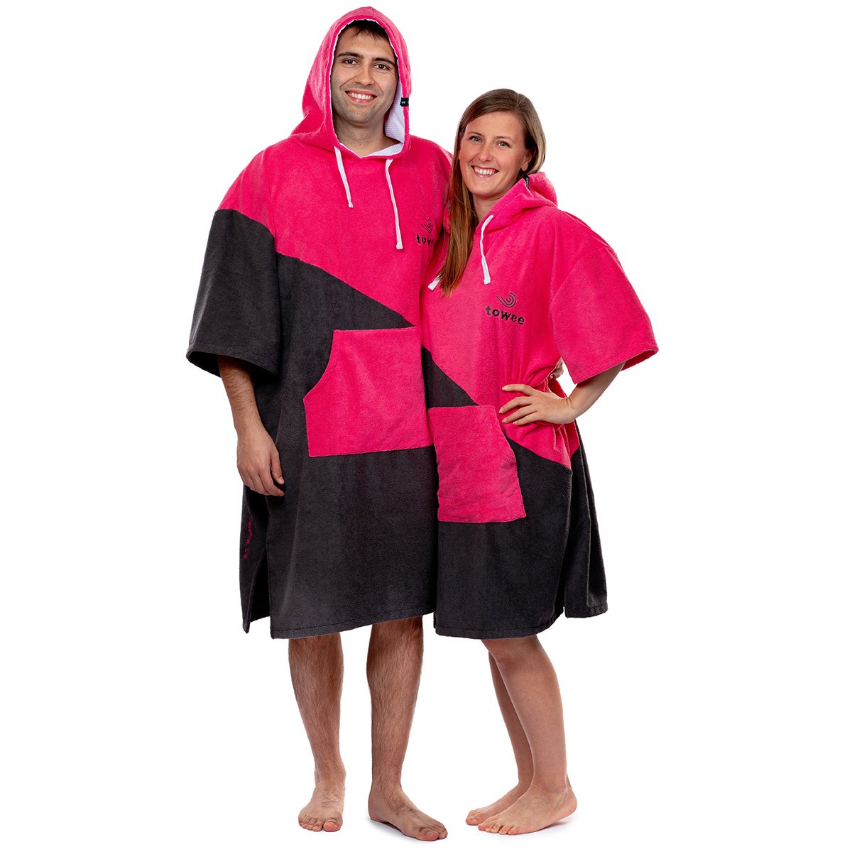 Surf Poncho double rose, 70 x 100 cm