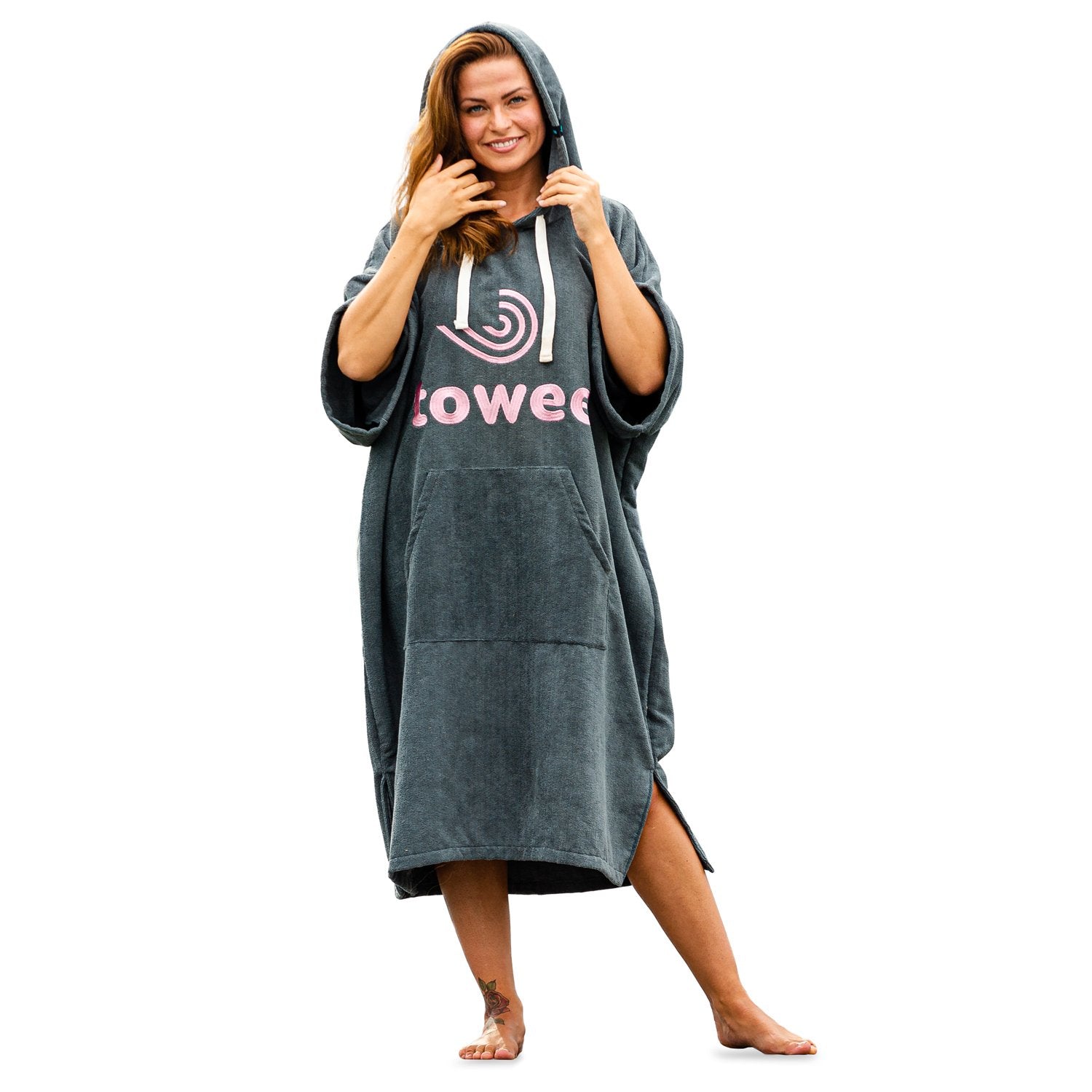 Surf Poncho Towee Pink, 70 x 100 cm