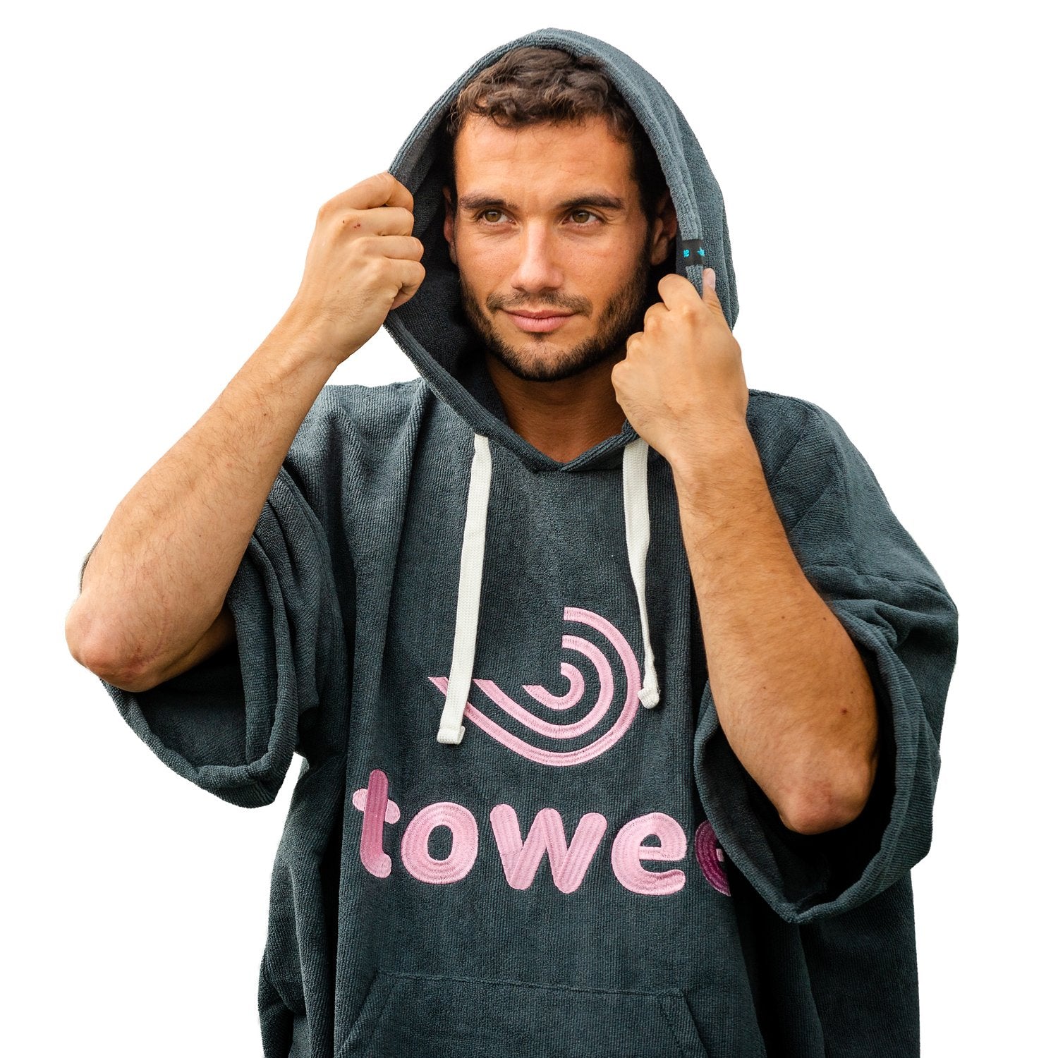 Surf Poncho Towee rose, 80 x 115 cm